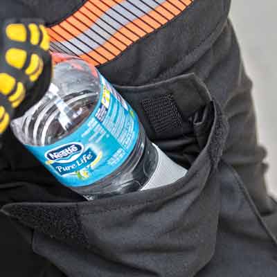 Elastic Water Bottle Holder Inside Pocket